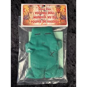 Green Anna Riva Voodoo Doll for Money and Luck